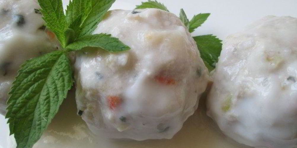 Рецепт тефтелей индюшачьи с овощами и мятой