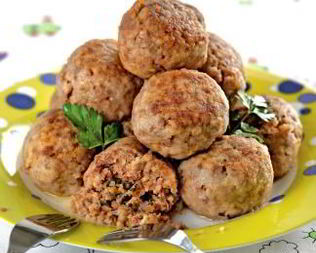 Тефтели из баранины с пшенкой