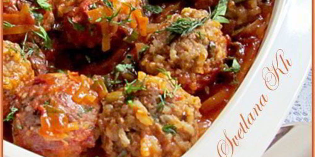 Рецепт тефтелей из духовки