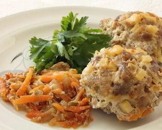 Тефтели из рубленого мяса с картофелем