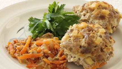 Тефтели из рубленого мяса с картофелем