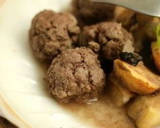 Тефтели из яблок