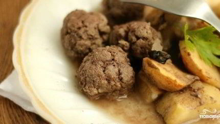 Тефтели из яблок