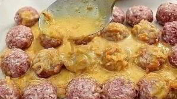 тефтели на сливочном соусе