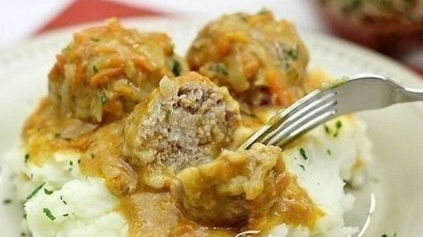 тефтели на сливочном соусе