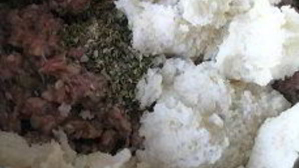 тефтели по-гречески с запеченными овощами