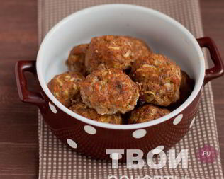 Тефтели с кабачком и тыквой