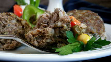 Тефтели с овощами в сливках