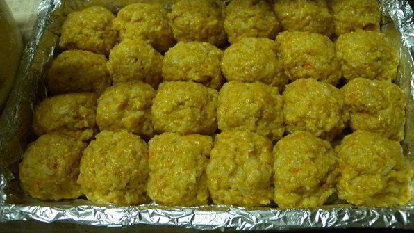 тефтели с рисом и сельдереем