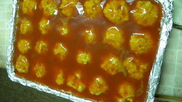 тефтели с рисом и сельдереем