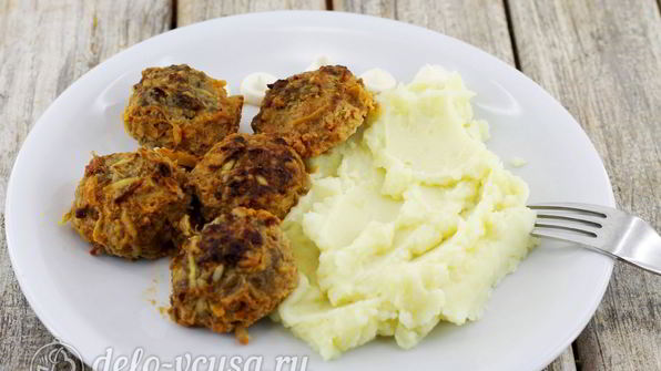 тефтели с рисом в духовке