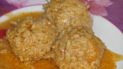 Тефтели с рисом в мультиварке