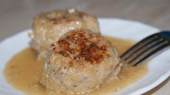 тефтели с яблоком