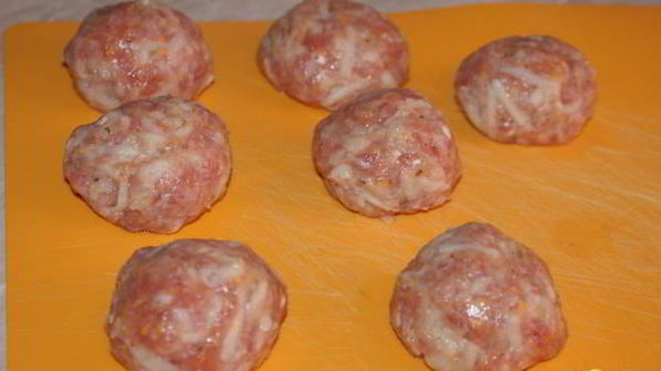 тефтели с яблоком