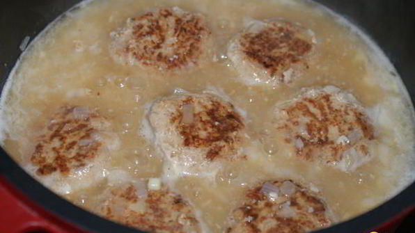 тефтели с яблоком