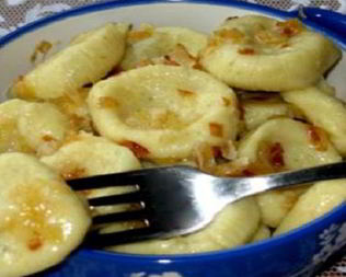 Ленивые вареники с картошкой