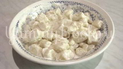 Ленивые вареники с манкой