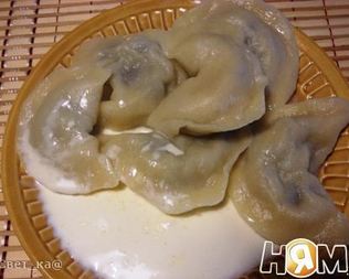 Вареники с грибами