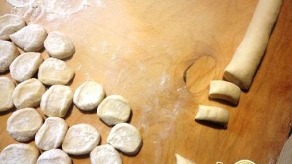 вареники с грибами