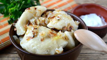 Вареники с картофелем и капустой