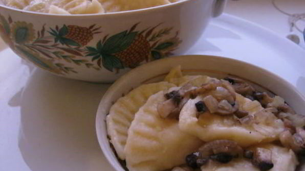 вареники с картошкой без яиц