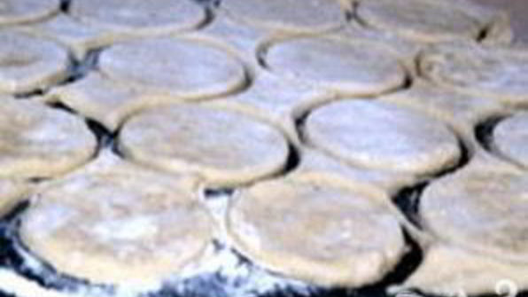 вареники с курицей и капустой