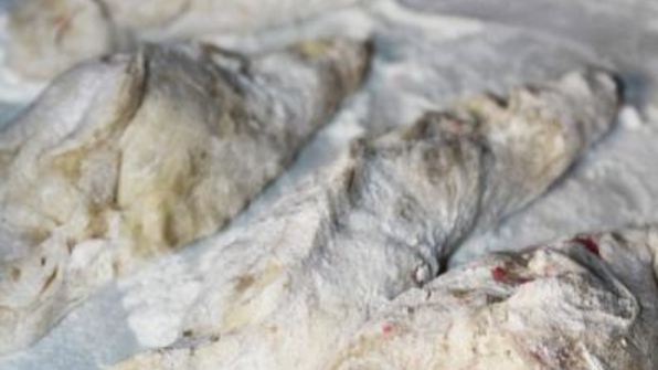 вареники с малиной