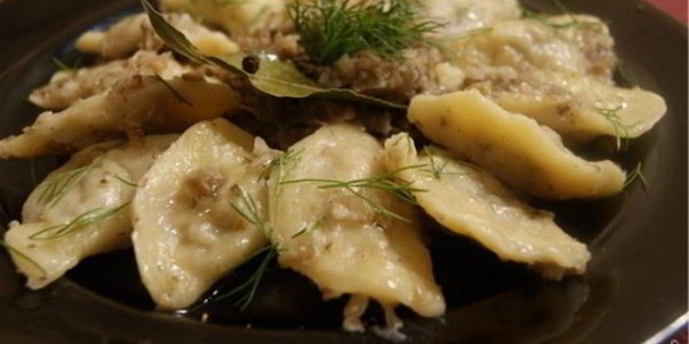 Рецепт вареников с мясом и капустой