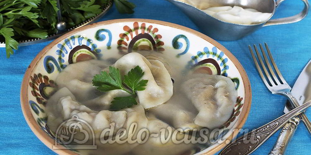 Рецепт вареников с мясом