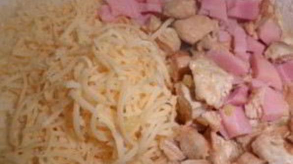 вареники с сыром и ветчиной