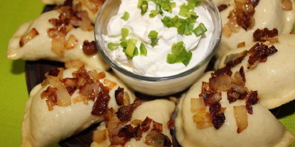 Рецепт вареников с сырым картофелем