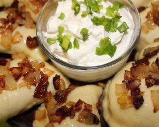 Вареники с сырым картофелем