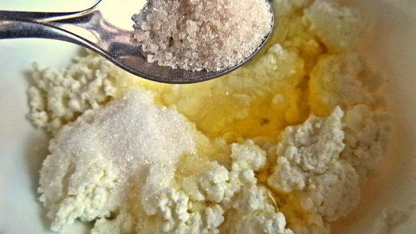 вареники с творогом и черешней