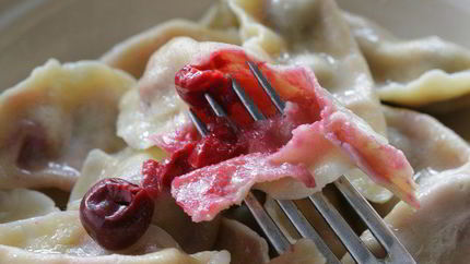 Вареники с вишней