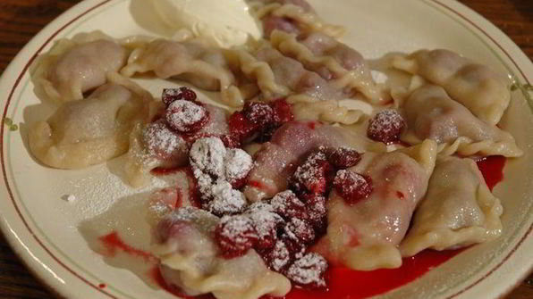 вареники с вишней