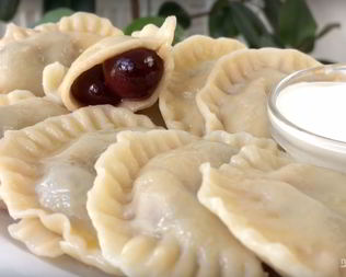 Вареники с вишнями
