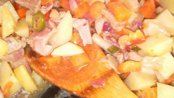 домашнее жаркое из свинины