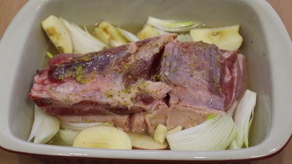 хрустящее жаркое из свинины