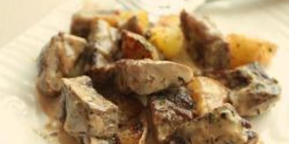 Рецепт жаркого из баранины с картофелем