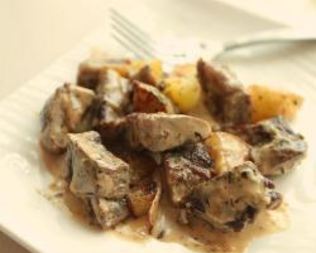 Жаркое из баранины с картофелем