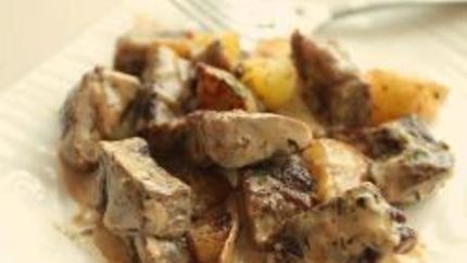 Жаркое из баранины с картофелем