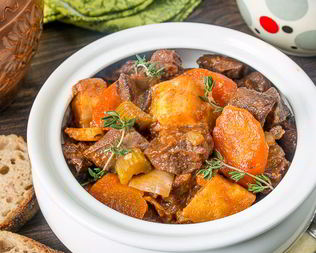 Жаркое из говяжьего сердца