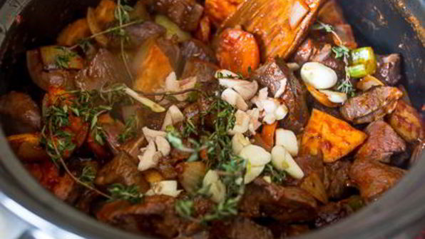 жаркое из говяжьего сердца