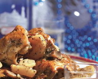 Жаркое из индейки с картошкой в мультиварке