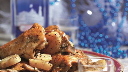 Жаркое из индейки с картошкой в мультиварке