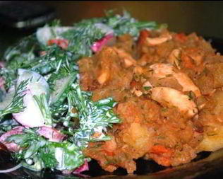 Жаркое из индейки в мультиварке