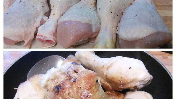 жаркое из курицы с фасолью