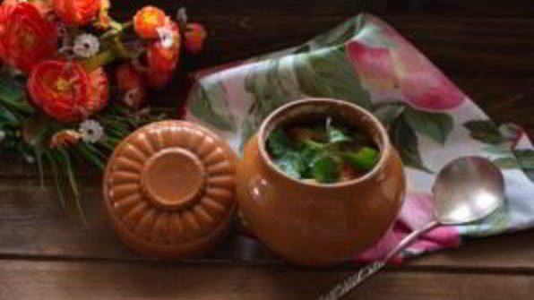 жаркое из курицы в горшочке