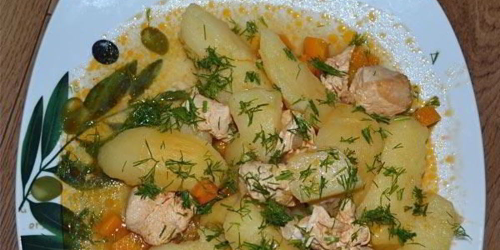 Рецепт жаркого из курицы в мультиварке