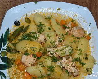 Жаркое из курицы в мультиварке